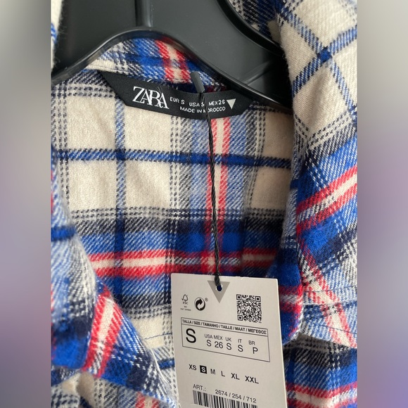 Zara Short Plaid Dress size s - Picture 10 of 10